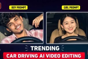 Trending Car Driving Ai Video Editing Prompt | Car Drive Ai Prompt