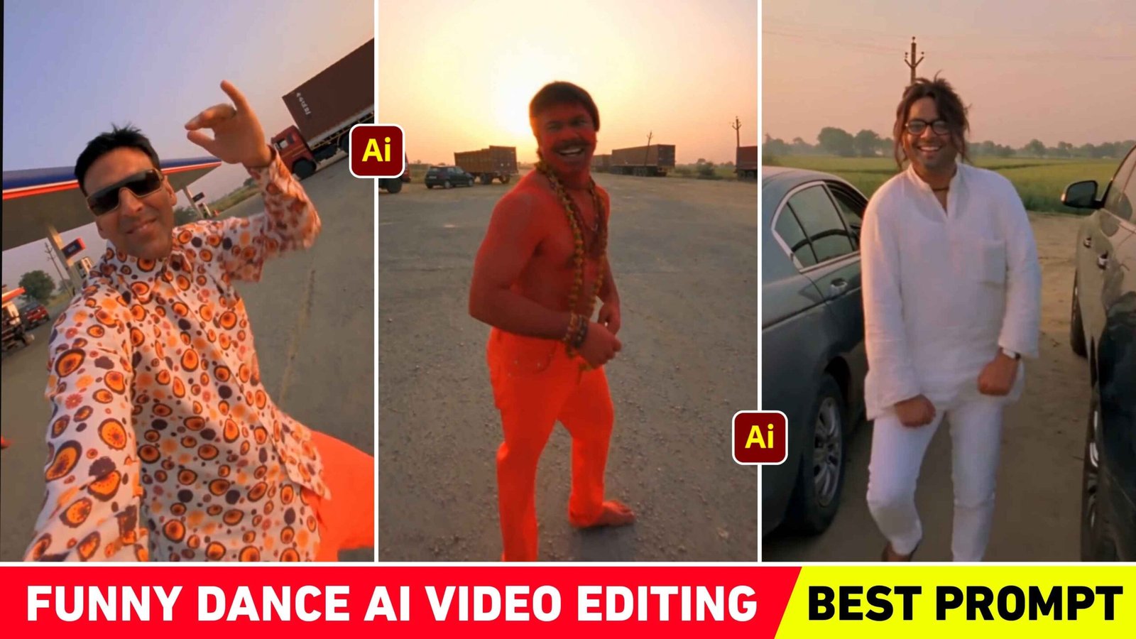 Celebrity Funny Dance Ai Video Editing Prompt | Flow Ai