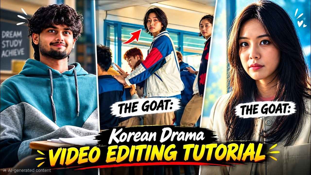 Aura Farming Korean Ai Video Editing Prompt | New Trend