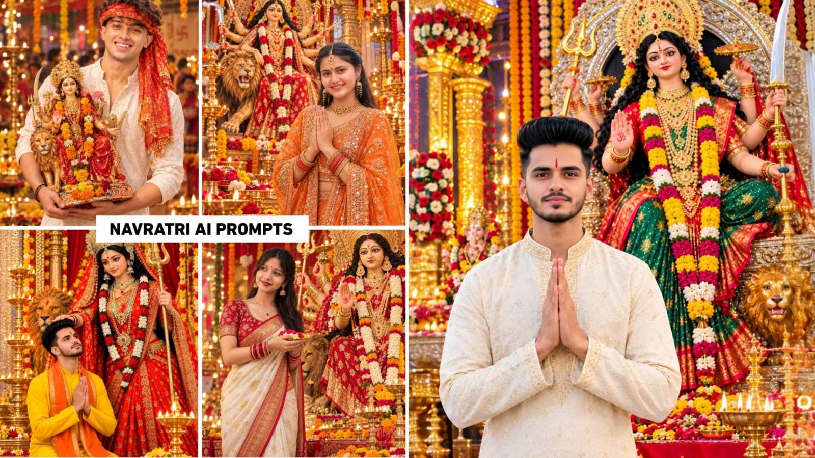 Durga Puja Ai Photo Editing Prompts 2026 | Navratri Ai Prompt