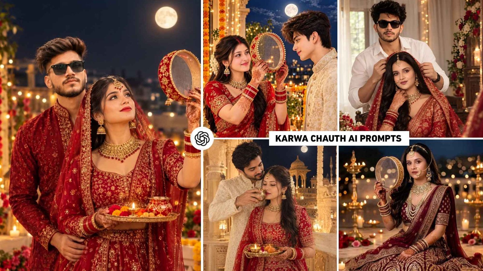 Karwa Chauth Ai Photo Editing Prompts 2026 | Chatgpt Ai