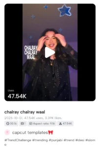 Chalrey Chalrey Waal Capcut Template